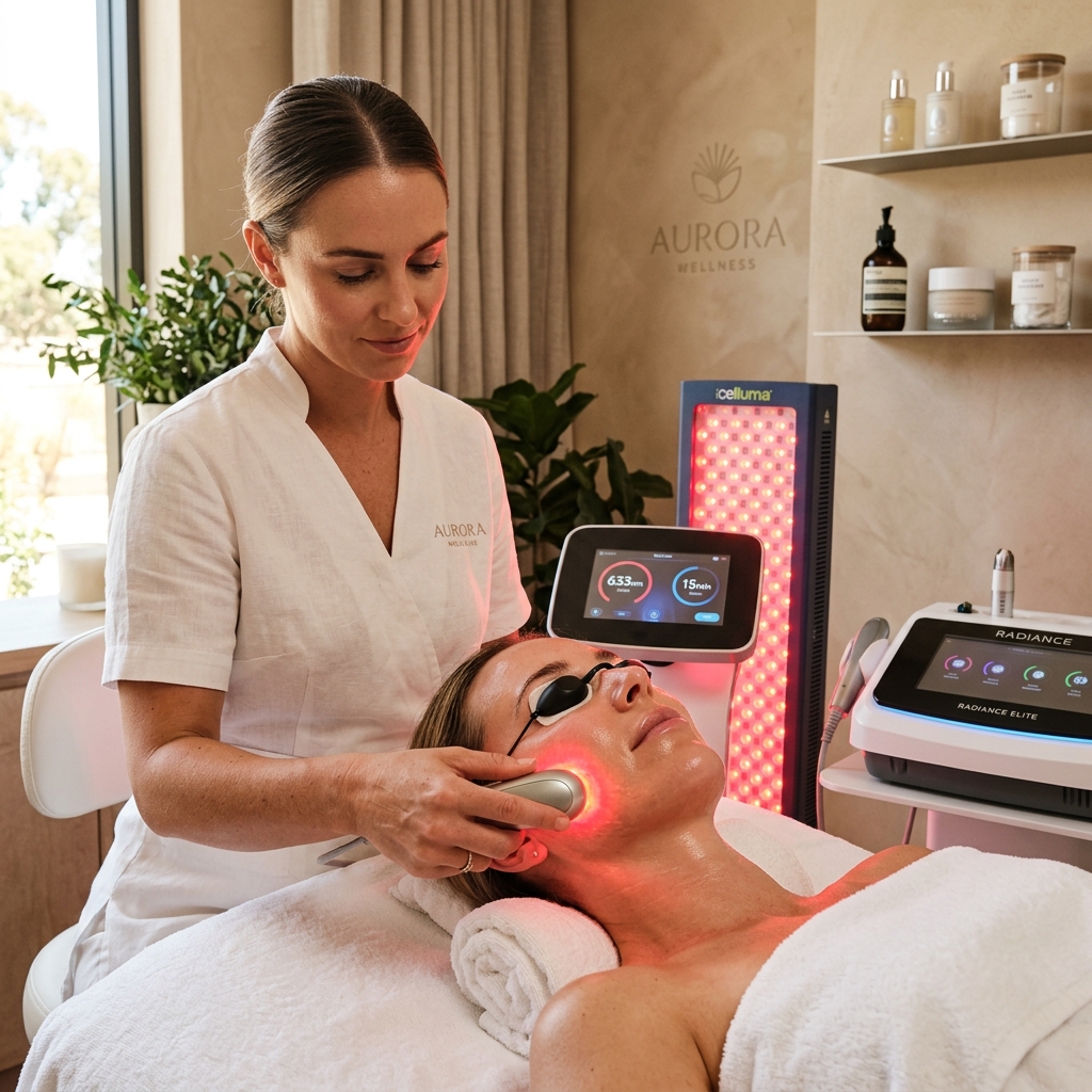 RevitaLift non-invasive skin therapy session